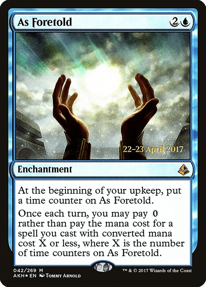 As Foretold — Amonkhet Promos 42s/77