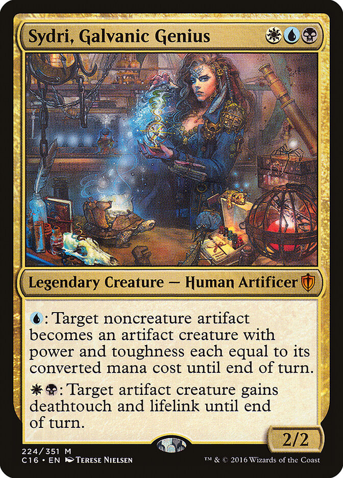 Sydri, Galvanic Genius — Commander 2016 224/351