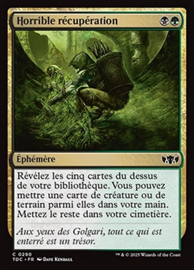 Horrible récupération — Tarkir: Dragonstorm Commander 290/413