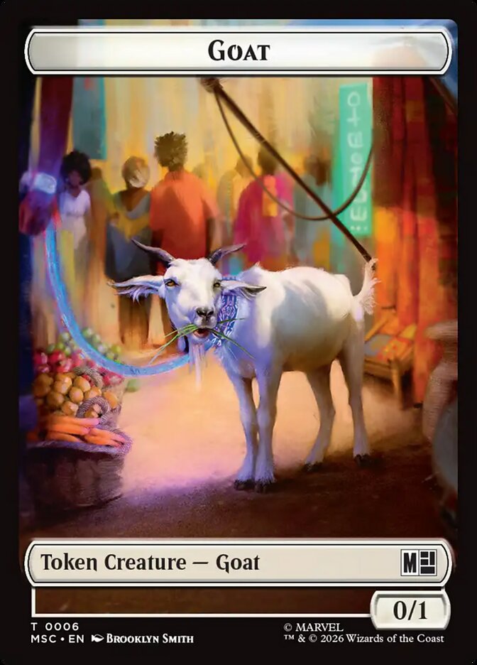 Goat — Marvel Super Heroes Commander Tokens 6/32
