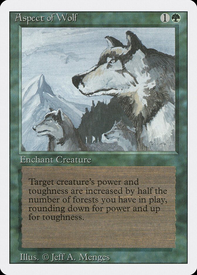 Aspect du loup — Revised Edition 186/306