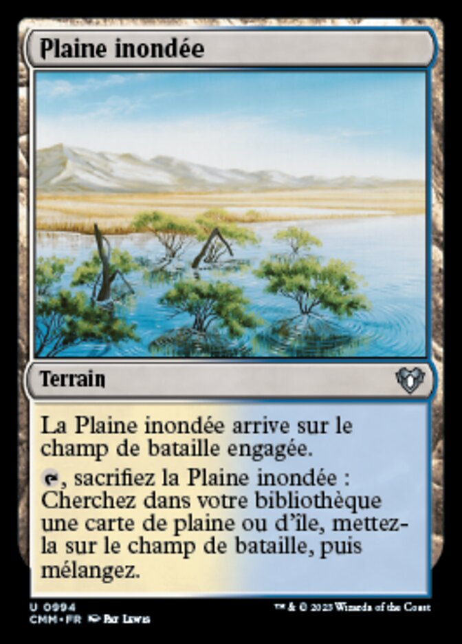 Plaine inondée — Commander Masters 994/1067