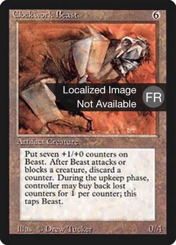 Bête mécanique — Foreign Black Border 240/307