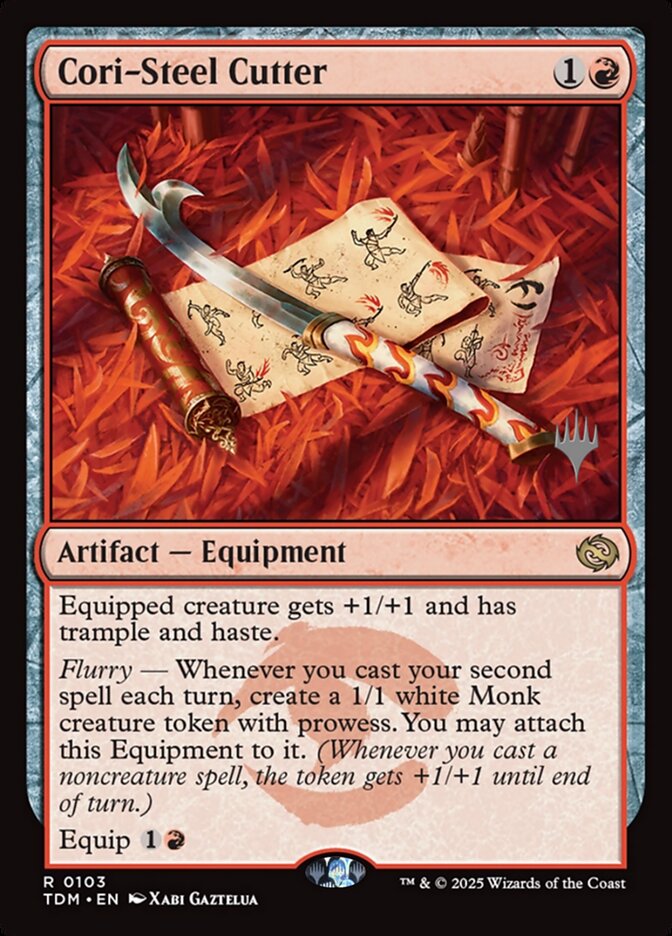 Cori-Steel Cutter — Tarkir: Dragonstorm Promos 103p/160