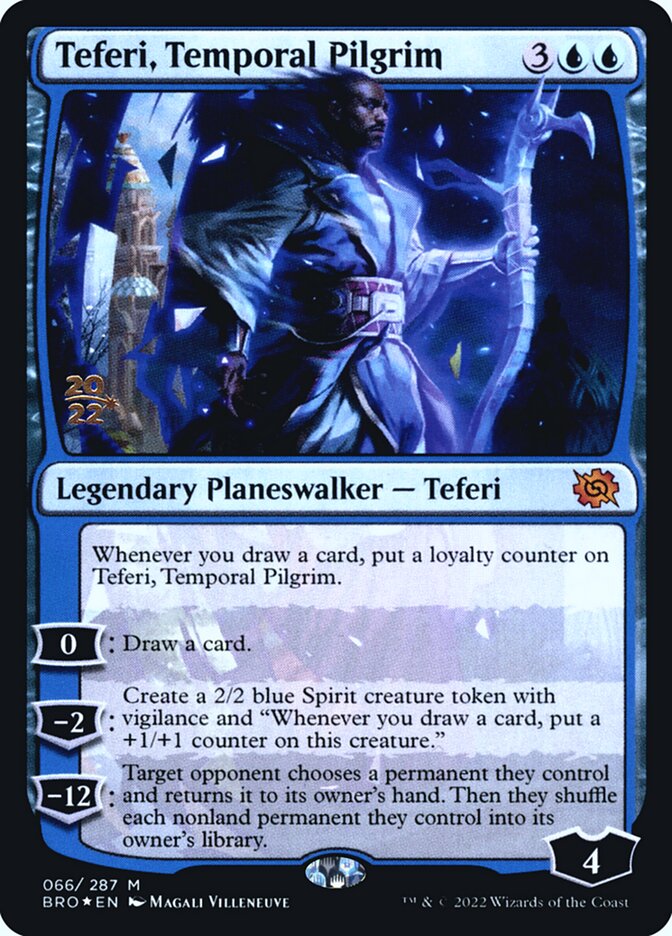Teferi, Temporal Pilgrim — The Brothers' War Promos 66s/171