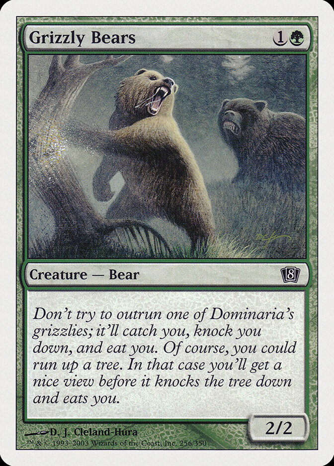 Grizzly Bears — Eighth Edition 256/710