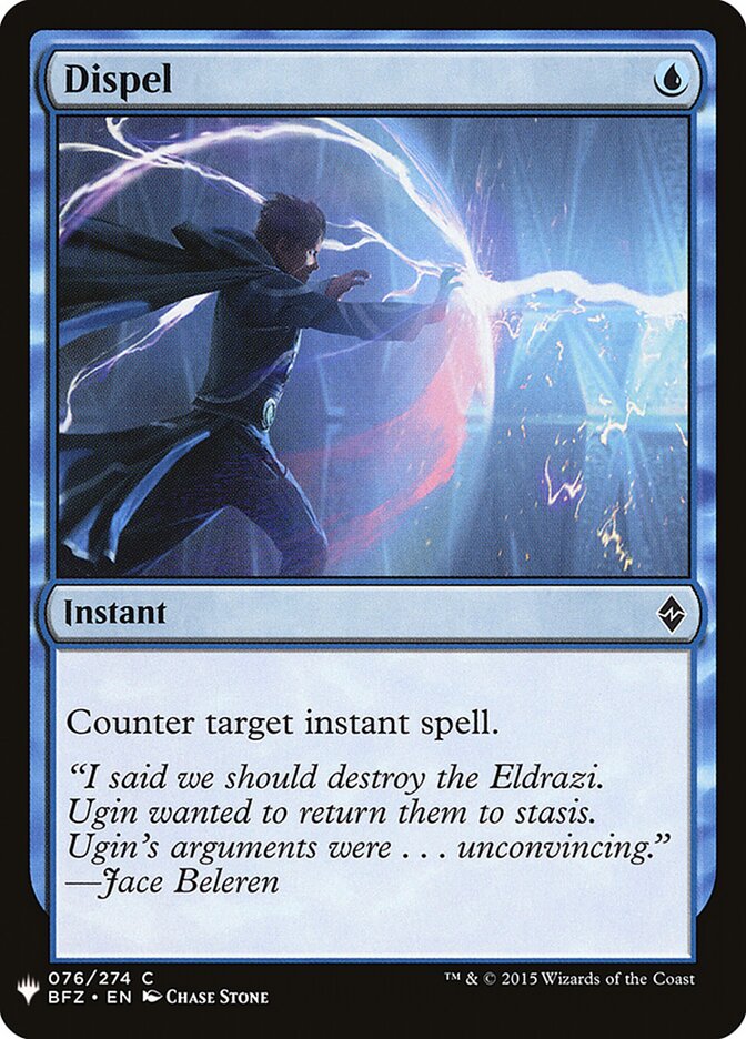 Dispel — The List BFZ-76/5581