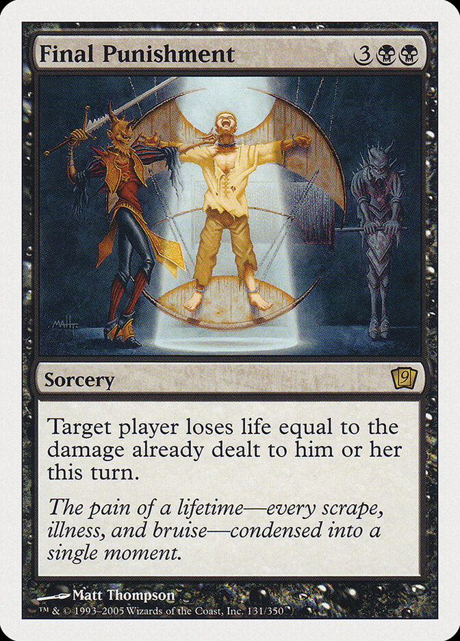 Final Punishment — Ninth Edition 131/709