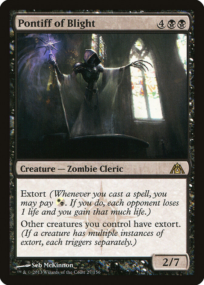 Pontiff of Blight — Dragon's Maze 27/156