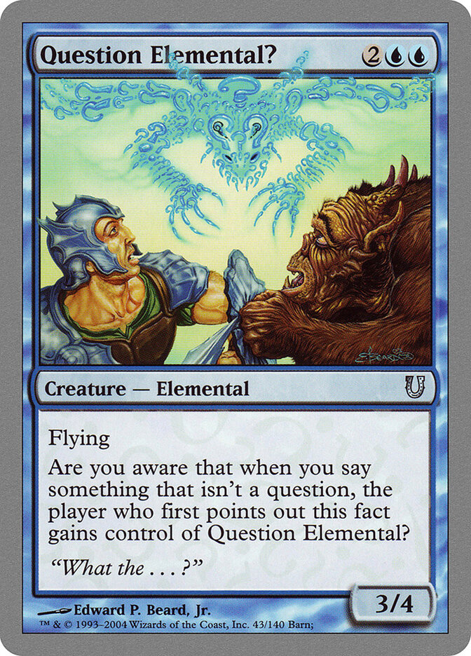 Question Elemental? — Unhinged 43/168