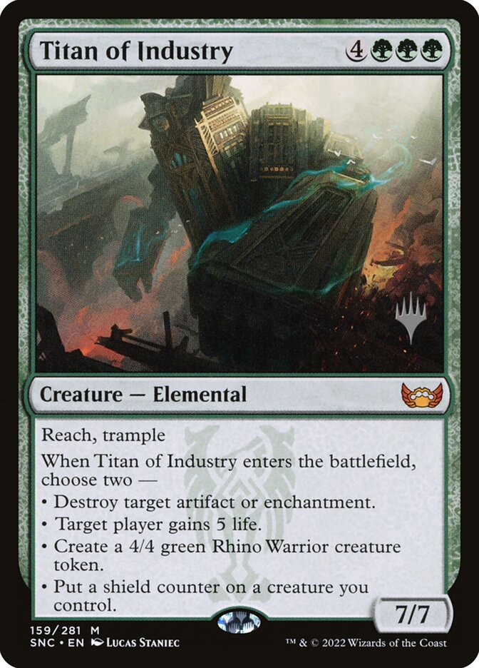 Titan of Industry — Streets of New Capenna Promos 159p/161