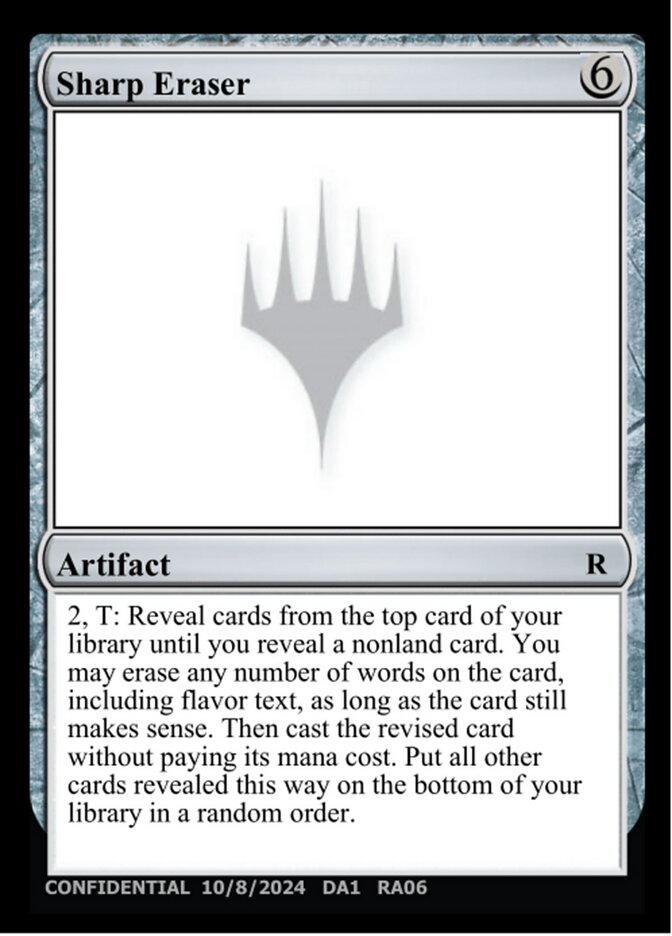 Sharp Eraser — Unknown Event RA06d/512