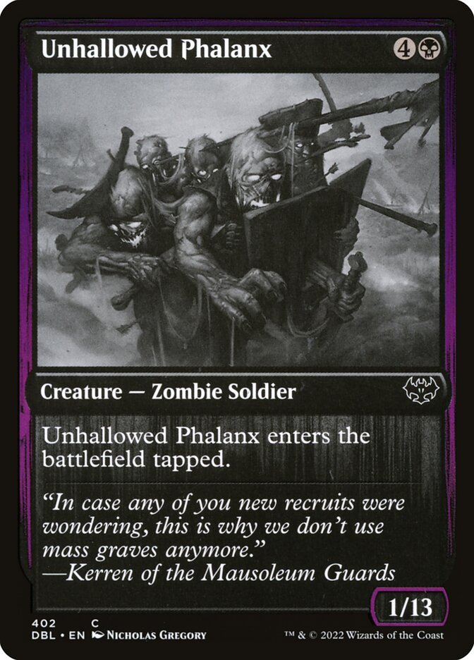 Unhallowed Phalanx — Innistrad: Double Feature 402/535