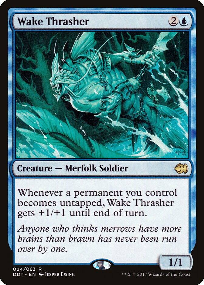 Wake Thrasher — Duel Decks: Merfolk vs. Goblins 24/63