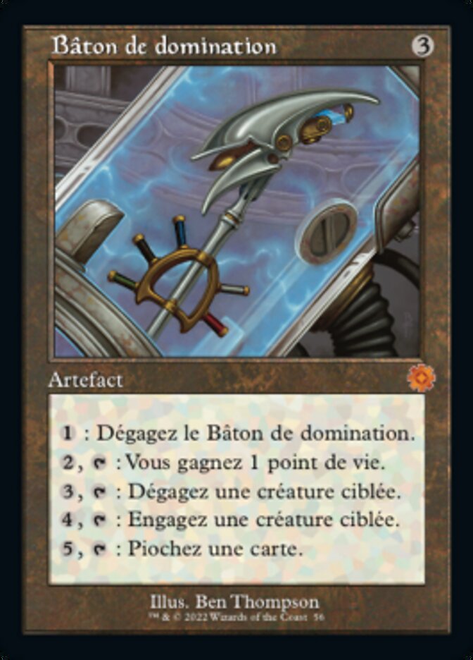 Bâton de domination — The Brothers' War Retro Artifacts 56/189