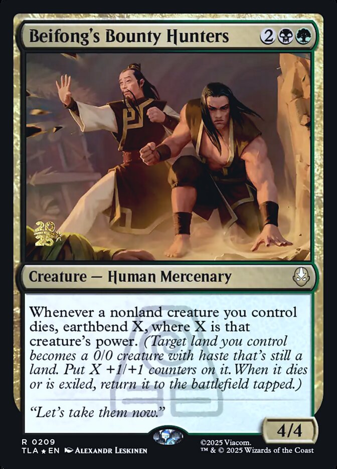 Beifong's Bounty Hunters — Avatar: The Last Airbender Promos 209s/80