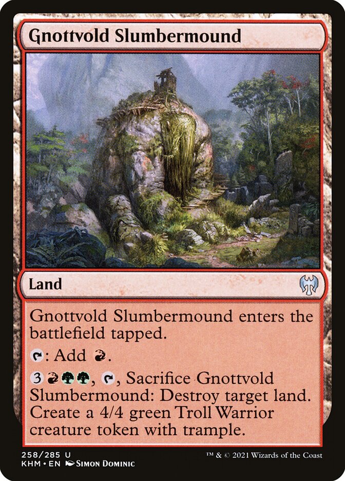 Gnottvold Slumbermound — Kaldheim 258/425