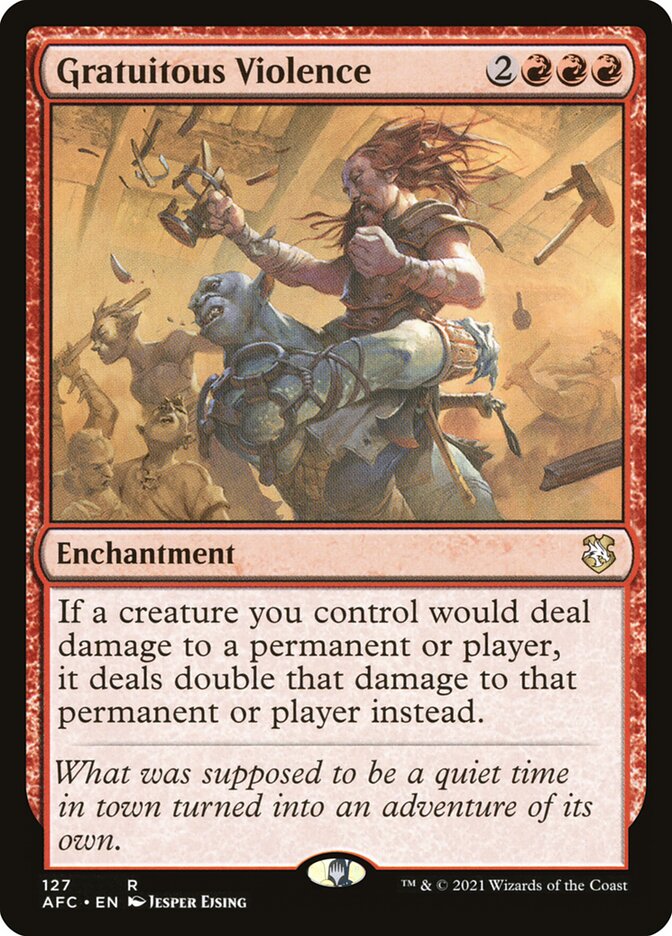 Gratuitous Violence — Forgotten Realms Commander 127/331
