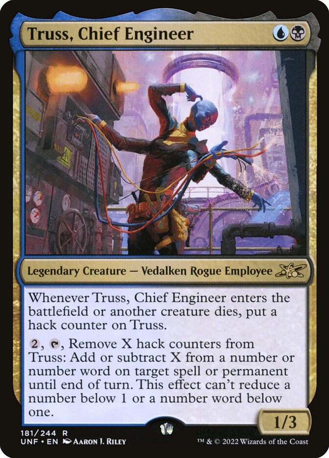 Truss, Chief Engineer — Unfinity 181/639