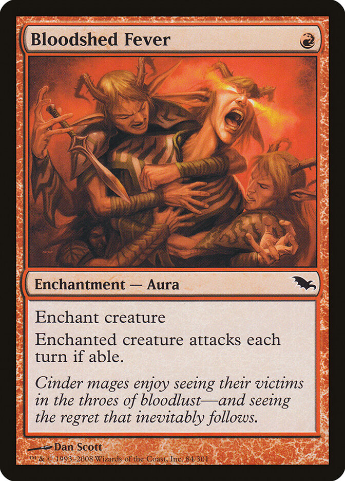 Bloodshed Fever — Shadowmoor 84/302