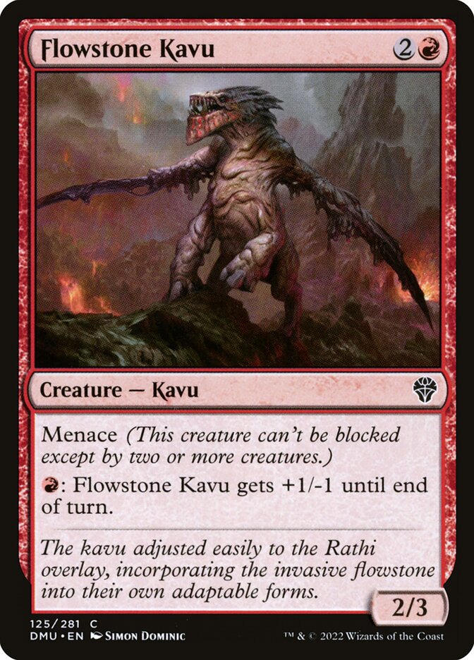 Flowstone Kavu — Dominaria United 125/453