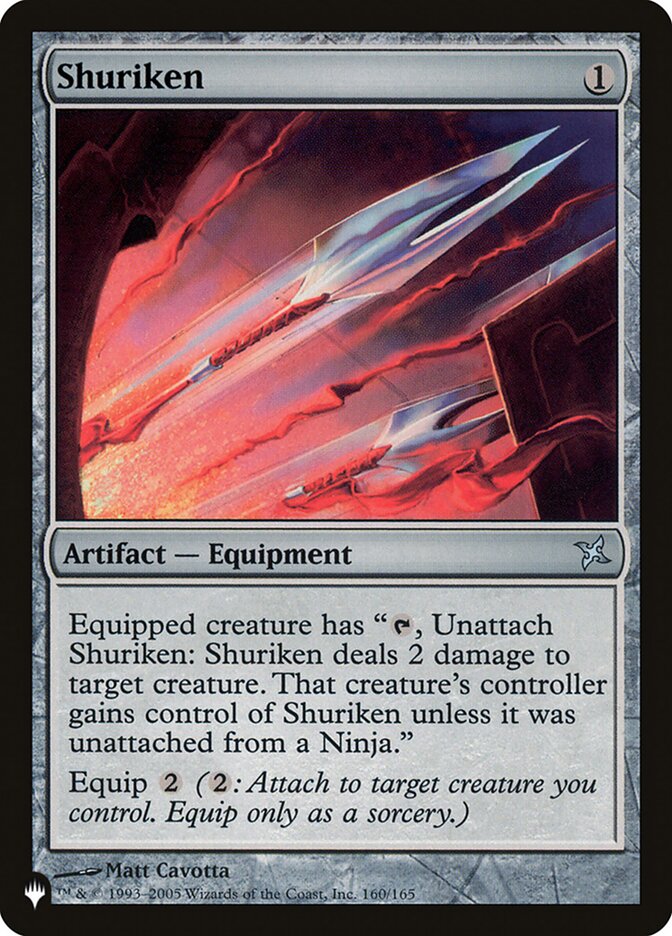 Shuriken — The List BOK-160/5581