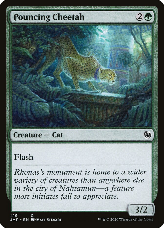 Pouncing Cheetah — Jumpstart 419/497
