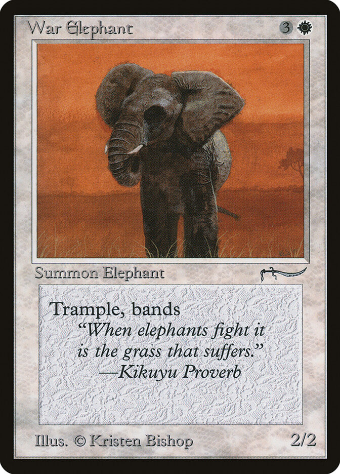 War Elephant — Arabian Nights 11/78