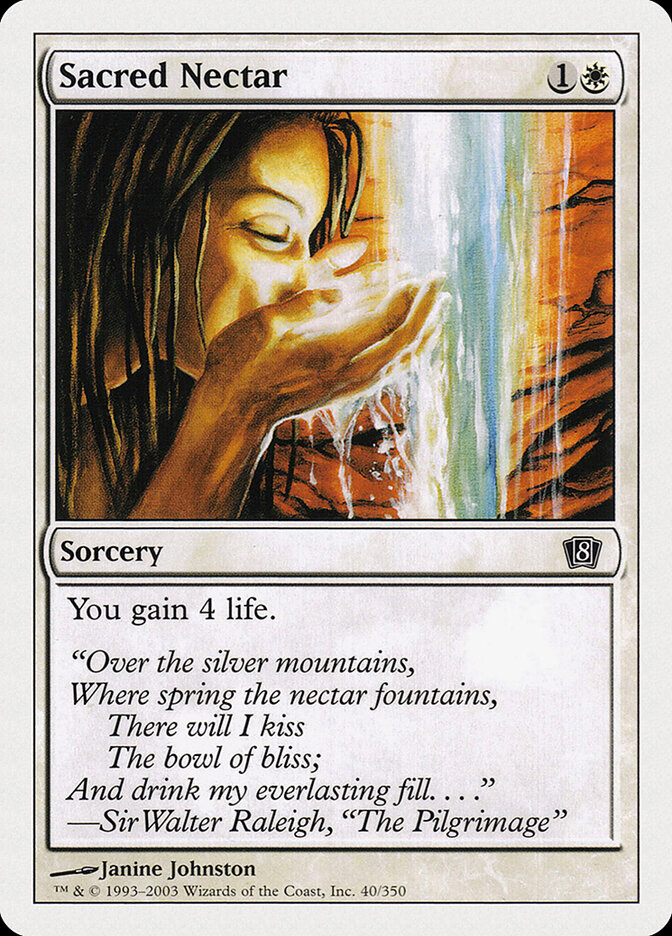 Sacred Nectar — Eighth Edition 40/710