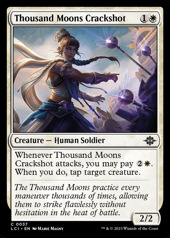 Thousand Moons Crackshot — The Lost Caverns of Ixalan 37/416