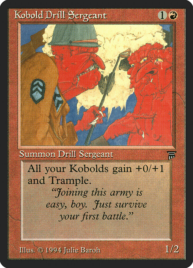 Kobold Drill Sergeant — Legends 154/310