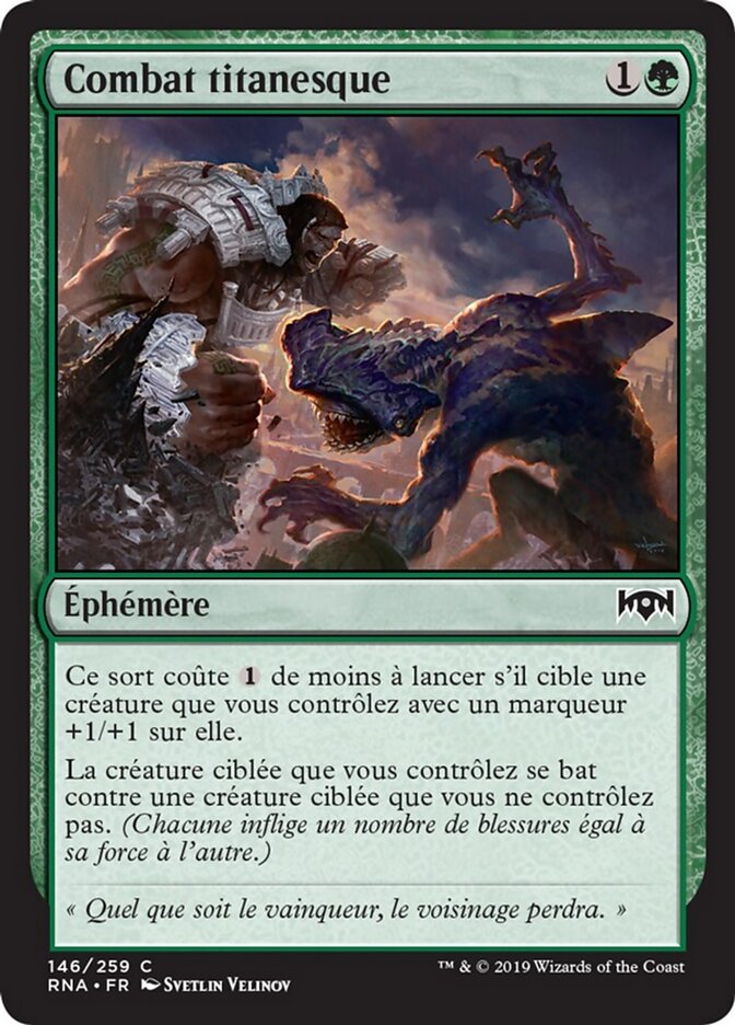 Combat titanesque — Ravnica Allegiance 146/273