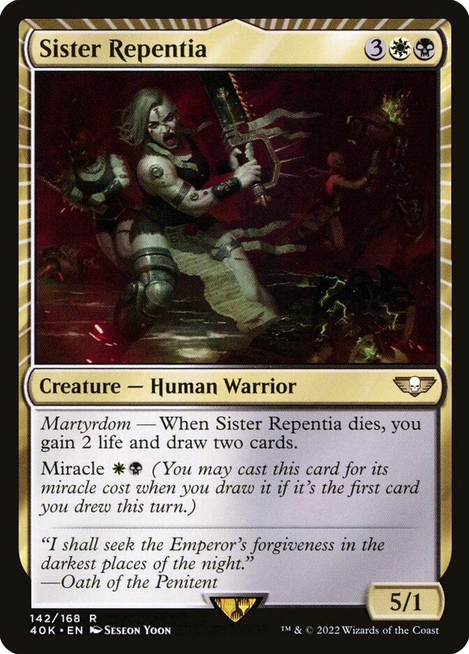 Sister Repentia — Warhammer 40,000 Commander 142/617