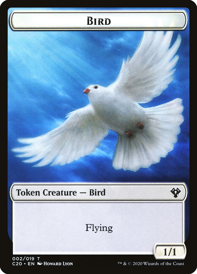 Bird — Commander 2020 Tokens 2/20