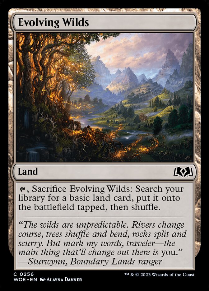 Evolving Wilds — Wilds of Eldraine 256/381
