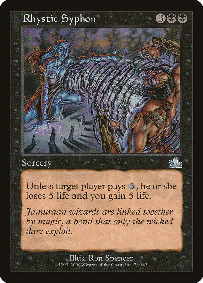 Rhystic Syphon — Prophecy 76/144