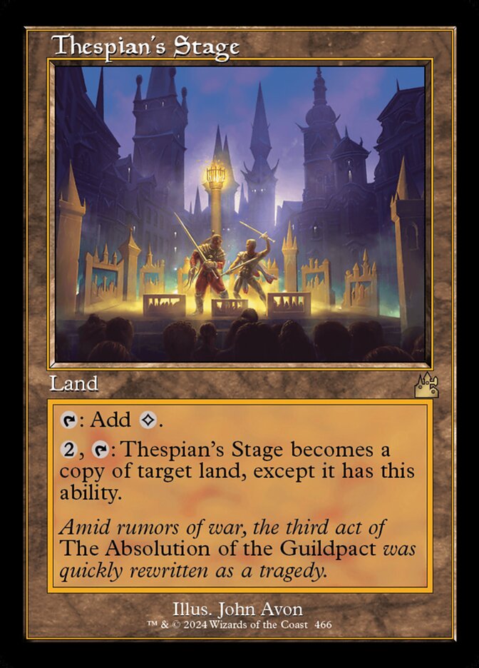 Thespian's Stage — Ravnica Remastered 466/531