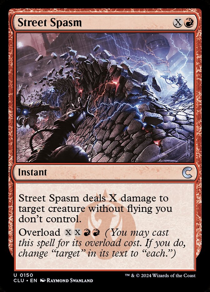 Street Spasm — Ravnica: Clue Edition 150/284
