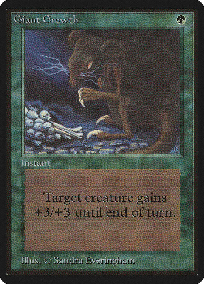 Giant Growth — Limited Edition Beta 198/302