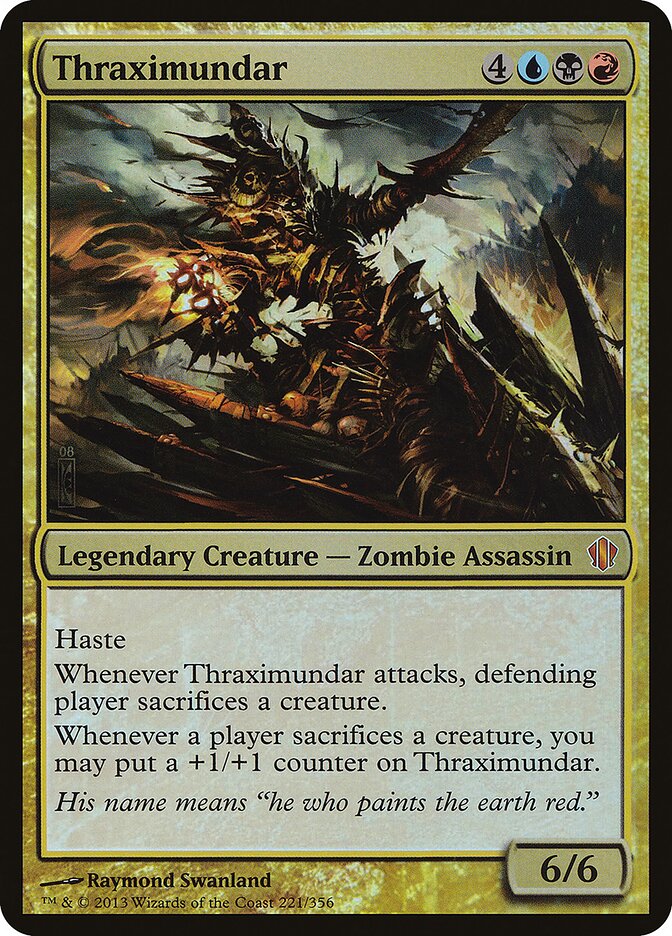 Thraximundar — Commander 2013 Oversized 221/15