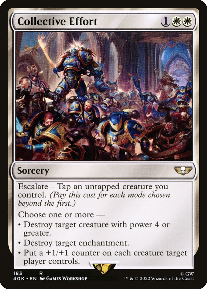 Collective Effort — Warhammer 40,000 Commander 183/617