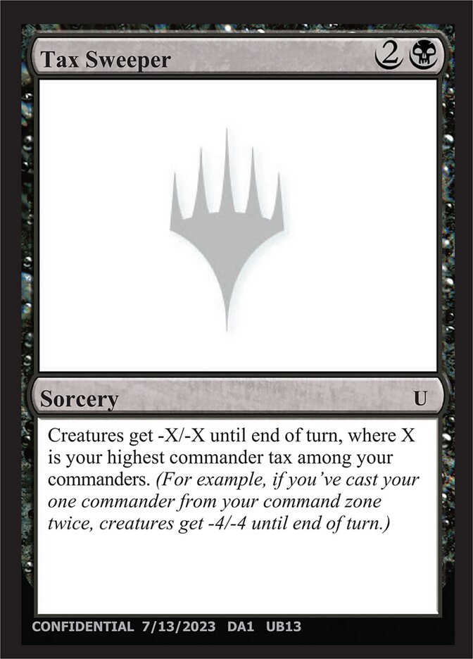 Tax Sweeper — Unknown Event UU14b/512