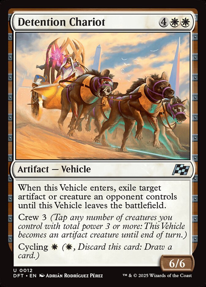 Detention Chariot — Aetherdrift 12/553