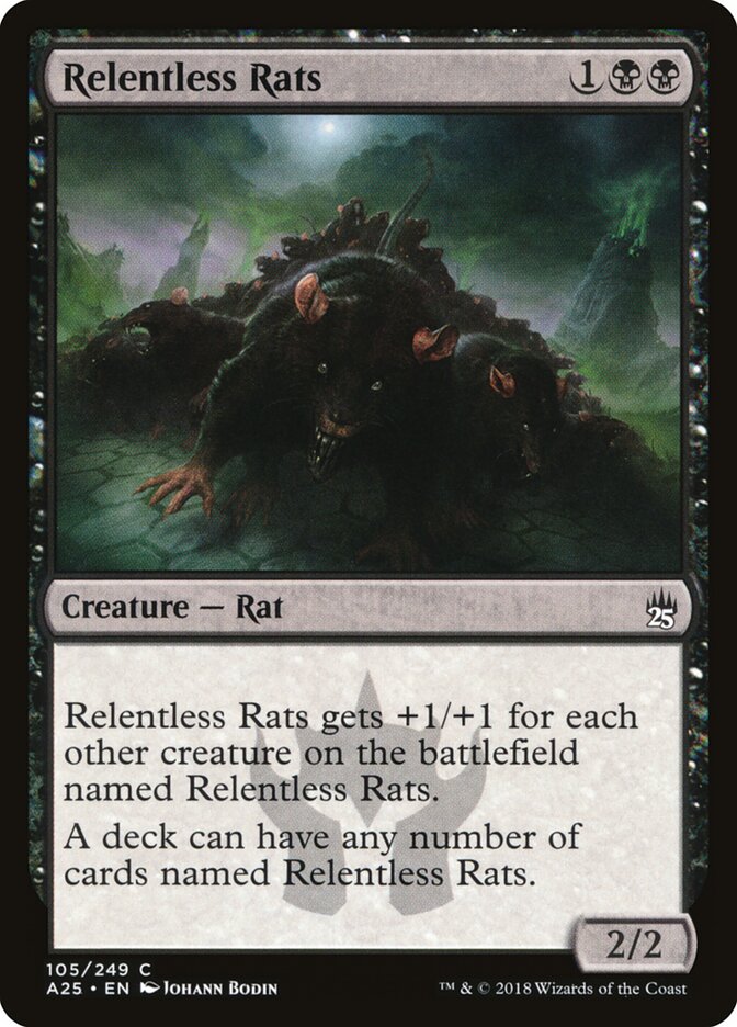Relentless Rats — Masters 25 105/249