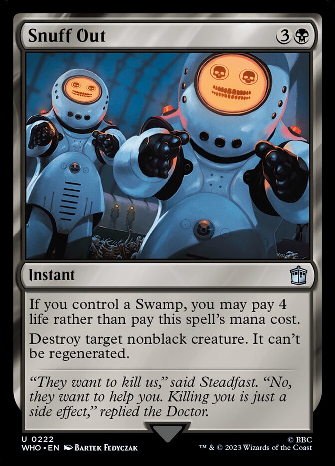 Snuff Out — Doctor Who 222/1178