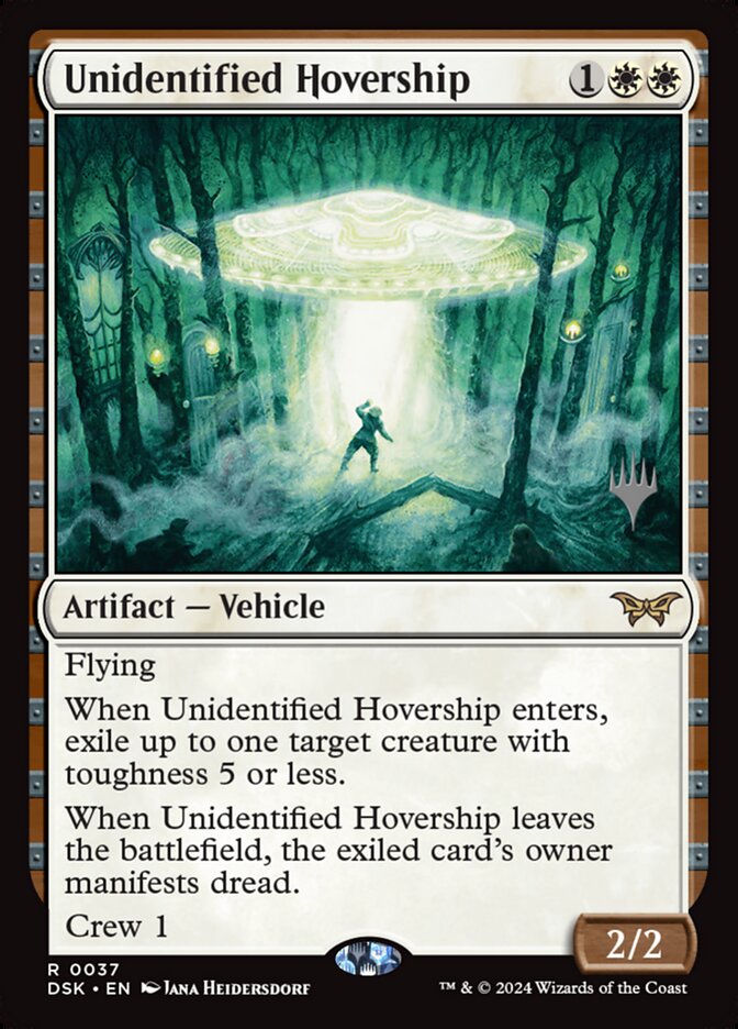 Unidentified Hovership — Duskmourn: House of Horror Promos 37p/160