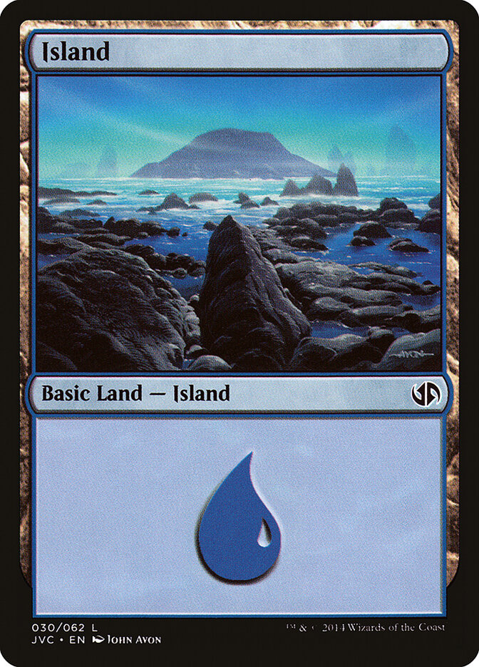 Island — Duel Decks Anthology: Jace vs. Chandra 30/62
