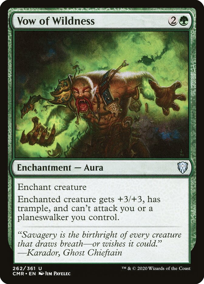 Vow of Wildness — Commander Legends 262/718