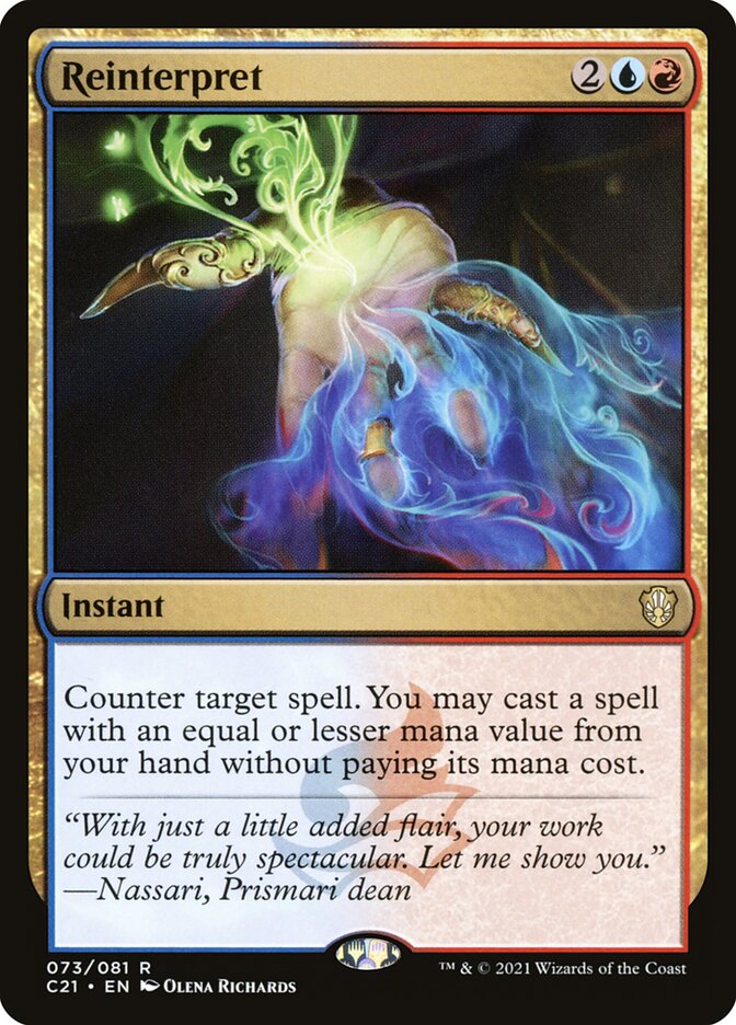 Reinterpret — Commander 2021 73/409