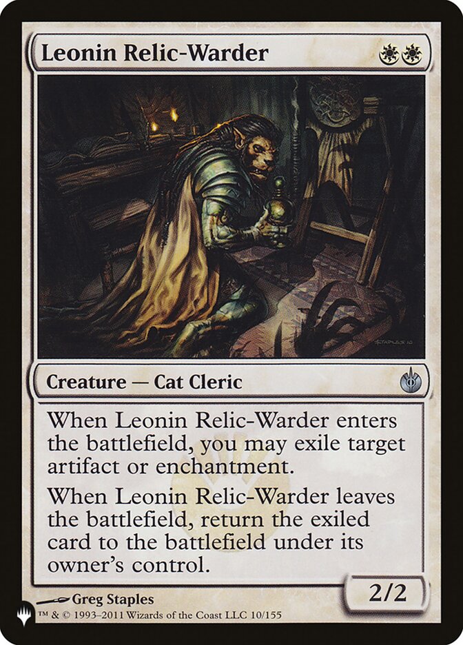 Leonin Relic-Warder — The List MBS-10/5581